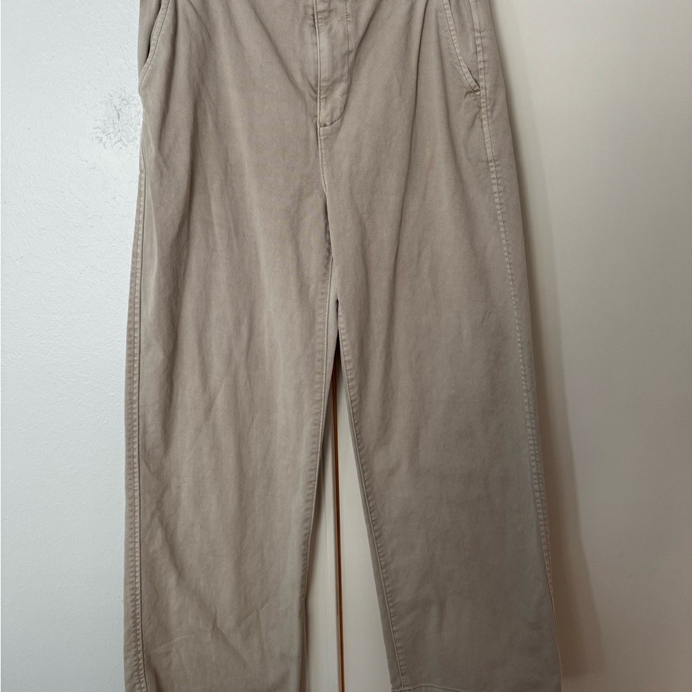 GAP Tan Chinos Classic Straight-Leg Wide